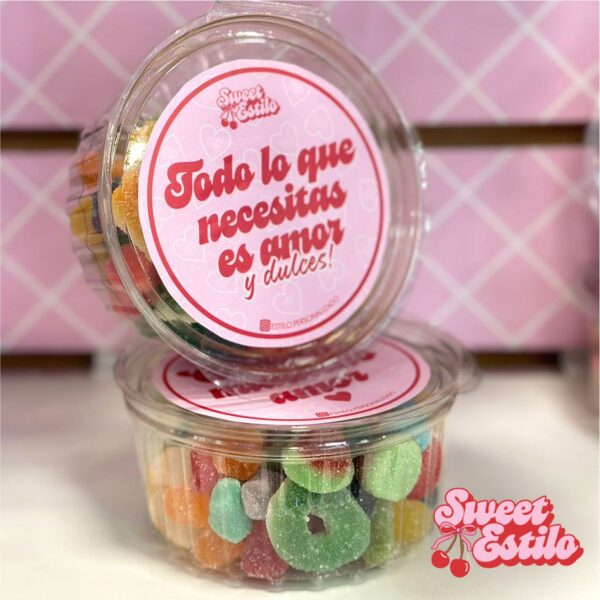 Sweet Estilo Cajita Transparente (200 gr)