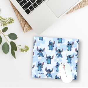 Mouse Pad Stitch (fondo flores)