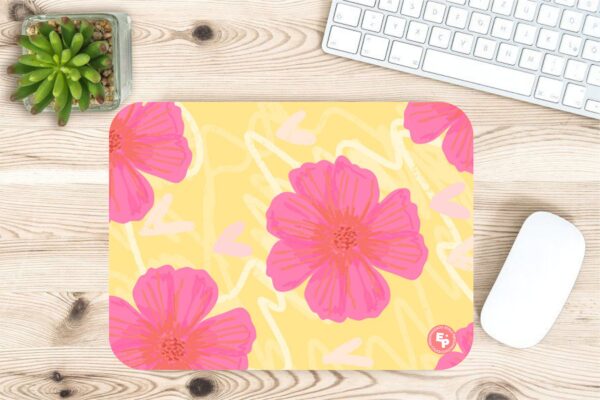 Mouse Pad XL (Estampa Margaritas)