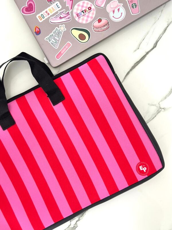 Porta Notebook Rayas