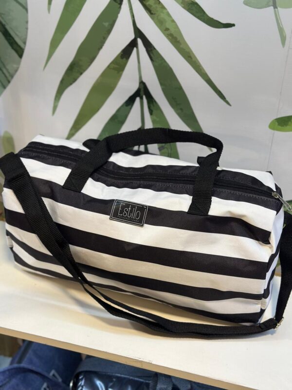 Bolso deportivo Rayas B&W - Imagen 3