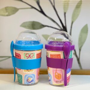 Vaso Contenedor Yogurt & Cereales (Paulina)