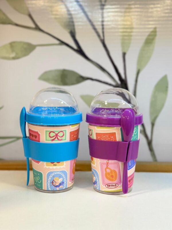 Vaso Contenedor Yogurt & Cereales (Paulina)