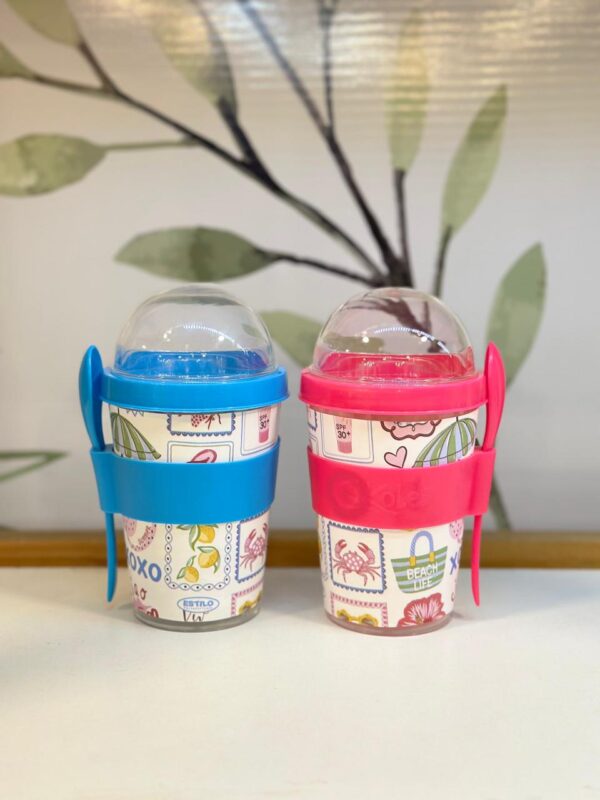 Vaso Contenedor Yogurt & Cereales (Summer)