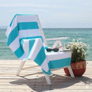 Lona Playera & Neceser (Blanco y Celeste)