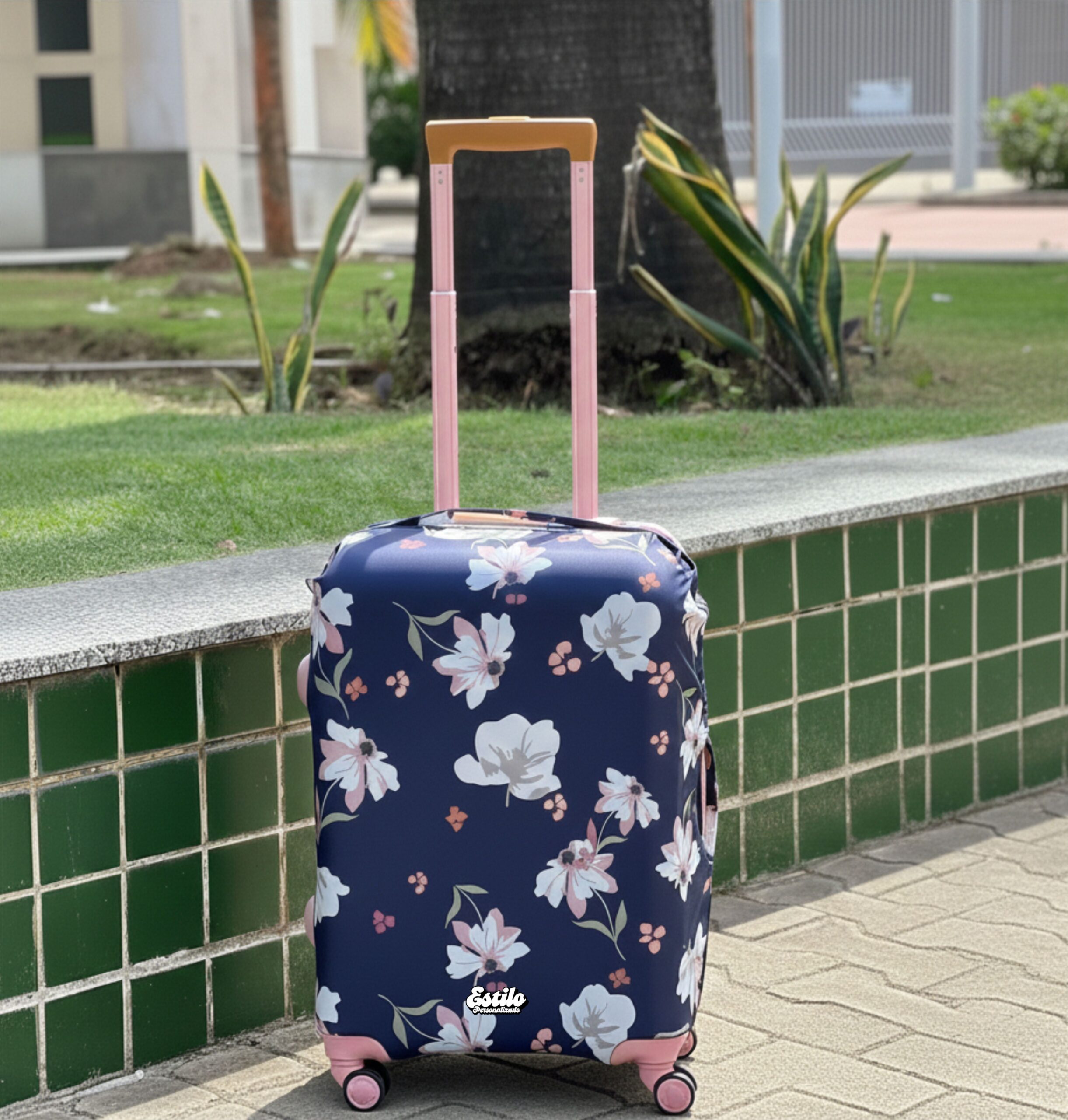 Funda de Valija (Estampa Magnolia)