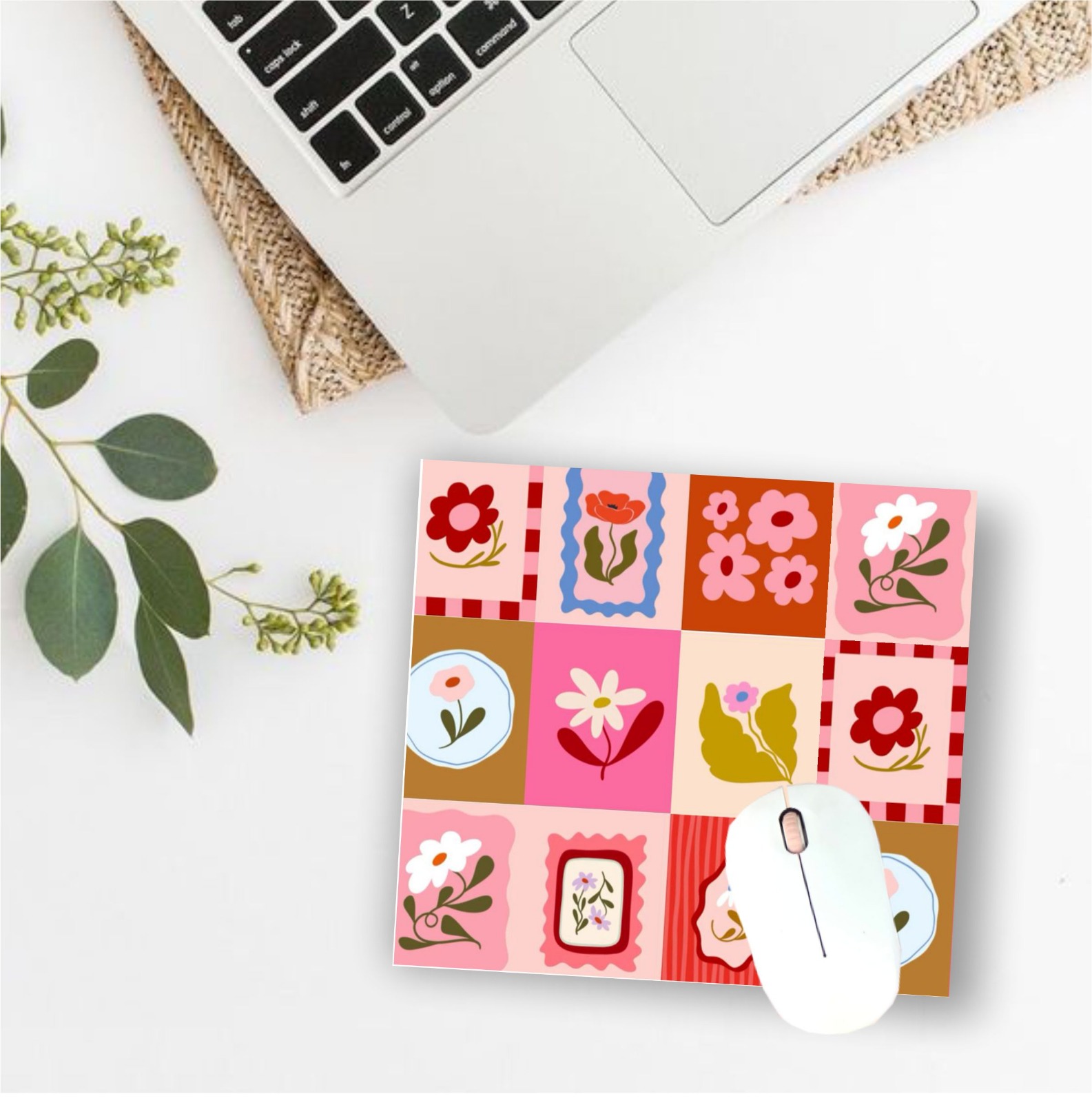 Mouse Pad Florcitas