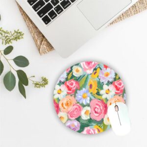 Mouse Pad Flores Acuarela