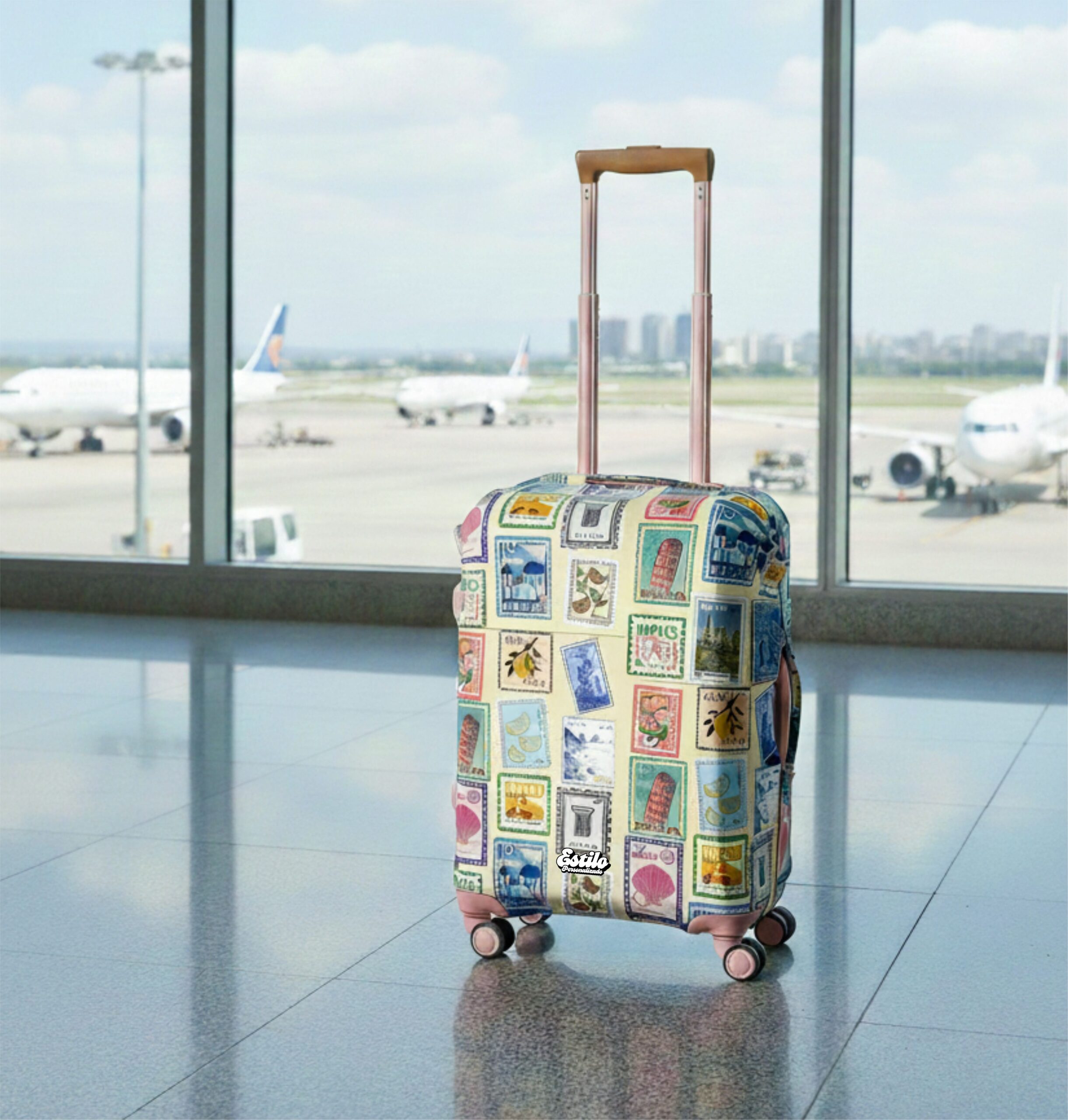 Funda de Valija (Estampa Travel)