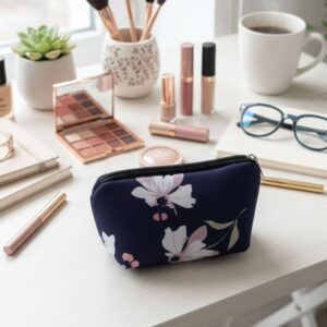 Neceser Mini de Neopren (Estampa Magnolia)