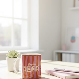 Taza de Cerámica Soy la Jefa