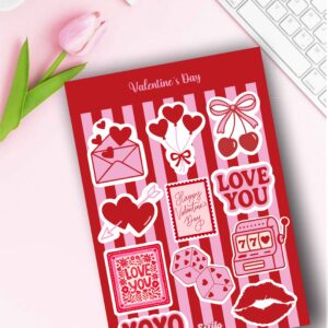 Plancha de Stickers San Valentin