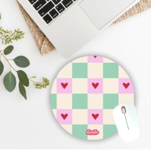 Mouse Pad Corazones
