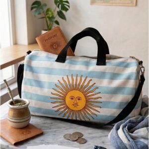 Bolso deportivo Sol de Mayo (Celeste)