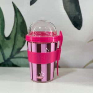 Vaso Contenedor Yogurt & Cereales (Stars)