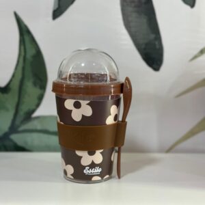 Vaso Contenedor Yogurt & Cereales (Magui Marron)