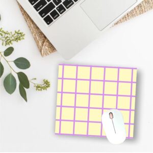 Mouse Pad Cuadritos Amarillos
