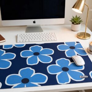 Mouse Pad XXL (Estampas Flores Azules)